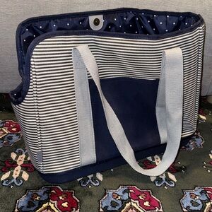 Striped Dog Carrier Bag - Sturdy
